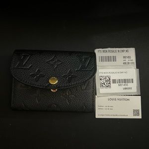 Louis Vuitton Change Purse Black